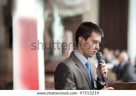 Similar – Image, Stock Photo International Congress Centre and Radio Tower