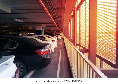 Indoor Car Parking Perspective View Car Stock Photo 1255159369 ...