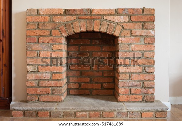 Indoor Diy Project Building Fireplace House Royalty Free Stock Image