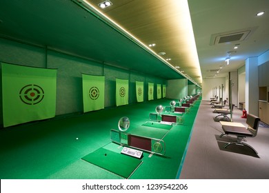 An Indoor Golf Driving Range