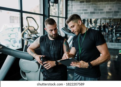 Indoor personal cardio training in gym - Shutterstock ID 1822207589