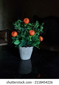 Indoor Plastic Ornamental Orange Fruit