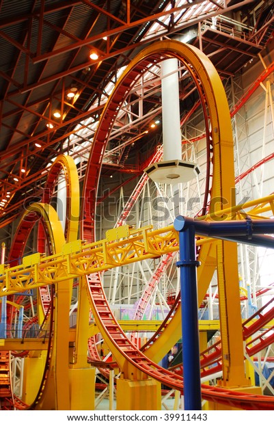 Indoor Rollercoaster Inside West Edmonton Mall Stock Photo Edit Now