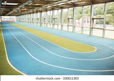 Indoor Running Track At The Gym