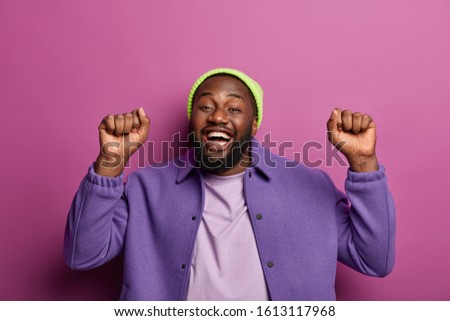 Similar – Image, Stock Photo Portrait of a colorful bird