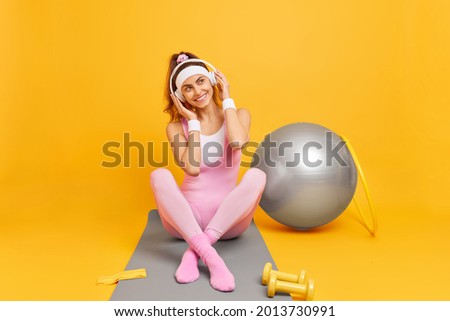 Similar – Image, Stock Photo Sportswoman posing with crossed arms