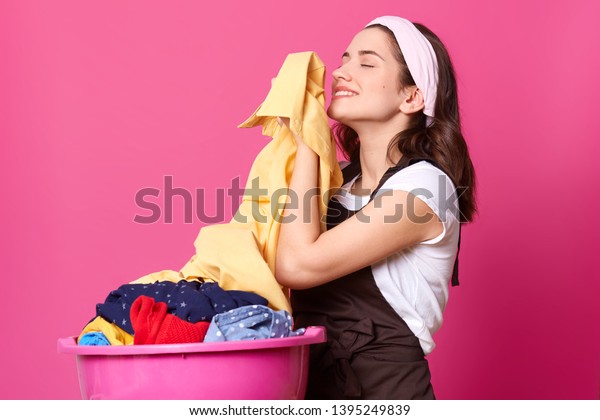 fair haired housewife enjoys rubbing