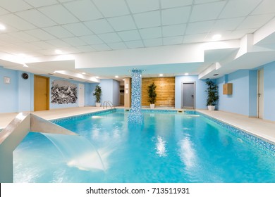 Indoor Swimming Pool In Hotel Spa Center