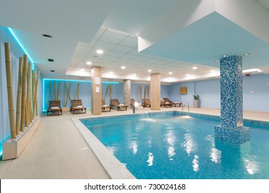 Indoor Swimming Pool In Hotel Spa Center