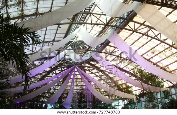 Indoor Venue Wedding Event Glass Ceiling Stock Photo Edit Now