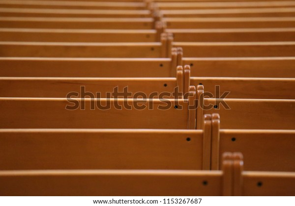 Indoor View Pattern Clear Brown Wooden Stock Photo Edit Now