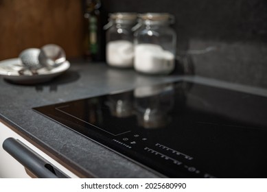 Induction Hob In A Modern Kitchen