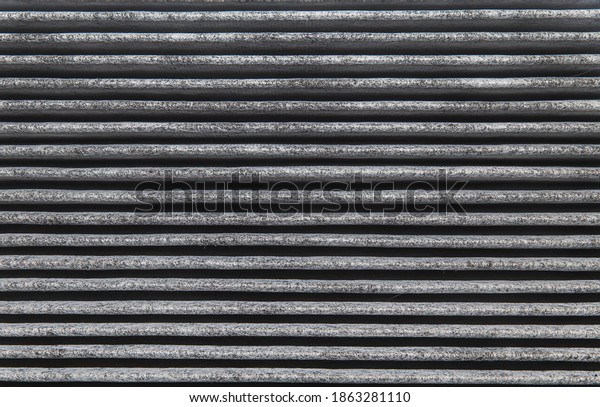 Industrial\
background. Car air filter close\
up
