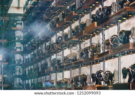 industrial background wall