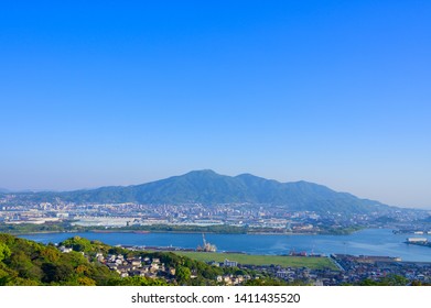 Industrial city view, Kitakyushu City, Fukuoka Prefecture