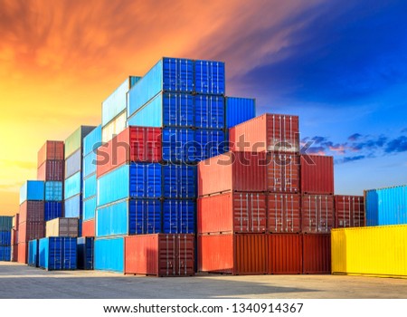 Industrial Container yard for Logistic Import Export business