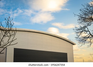 Industrial Distribution Warehouse Construction Frame In England Uk