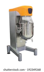 Industrial Dough Mixer Under The White Background