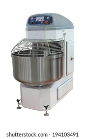 Industrial Dough Mixer Under The White Background