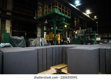 Industrial Enterprise For The Production Of Silicon Carbide And Abrasive Materials. Heavy Industry. Silicon Carbide