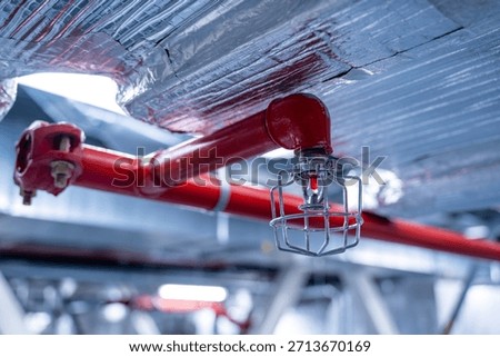 Industrial fire protection system, automatic fire extinguishing