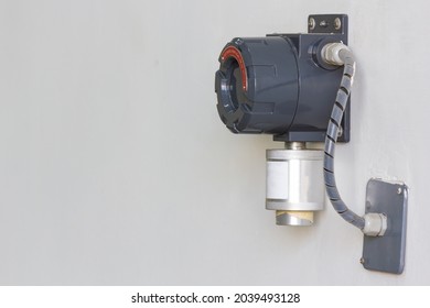 Industrial Gas Detector On Wall