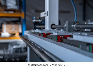 Industrial Linear Motion Guide System with Ball Screw and Precision Sliding Blocks
