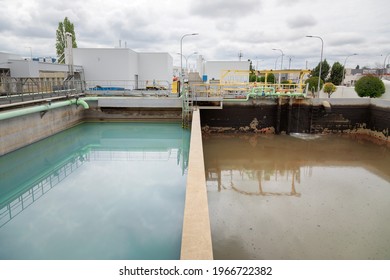 
Industrial liquid tanks in wastewater treatment station