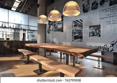 Industrial loft bar style - Shutterstock ID 763790908