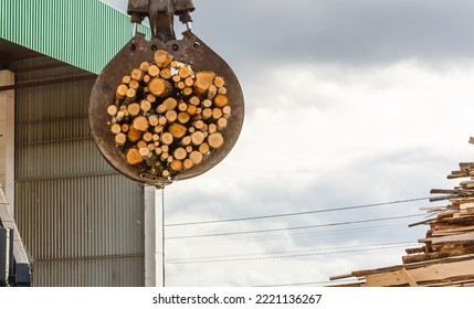 Industrial Log Loader At Lambermill