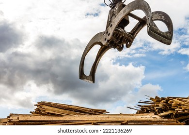 Industrial Log Loader At Lambermill