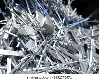 industrial metal scrap for recycling, metal recycling concept - Powered by Shutterstock