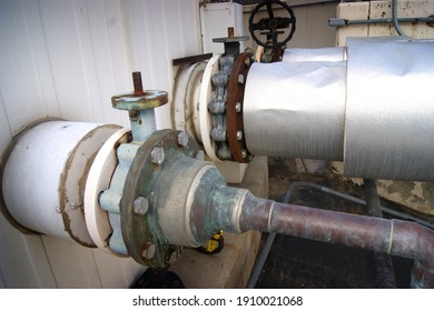 Industrial Pipes Equipment On Tank Stock Photo 1910021068 | Shutterstock