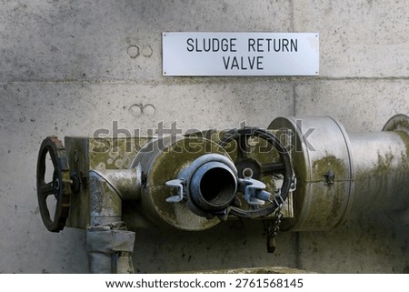 Industrial pipework at a processing facility