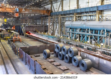 Industrial Plant For The Production Of Sheet Metal In A Steel Mill