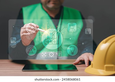 In industrial setting, engineers oversee manufacturing operations, coordinating production on assembly line, optimizing machinery usage and workforce deployment for seamless plant operations. Homework - Powered by Shutterstock