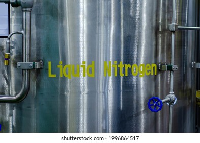 Industrial Tank With Liquid Nitrogen Storage