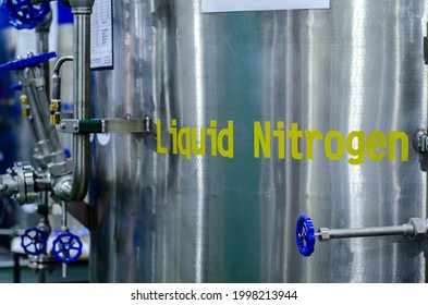 Industrial Tank With Liquid Nitrogen Storage