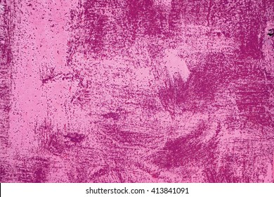 Industrial Texture. Vintage Rusty Metal. Punk Style. Violet Pink Grunge Background.                          