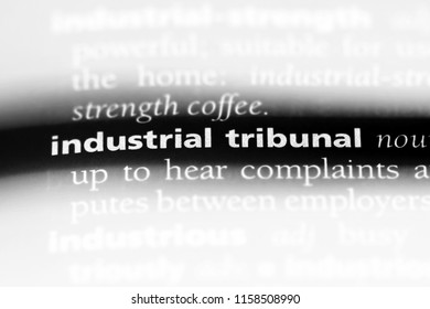 Industrial Tribunal Word In A Dictionary. Industrial Tribunal Concept.