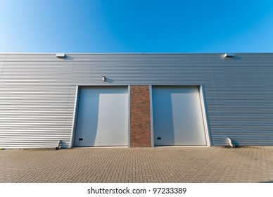 Industrial Unit Two Roller Doors Stock Photo 97233389 | Shutterstock