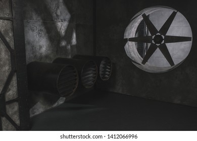 Industrial, Ventilation System, Dark Place