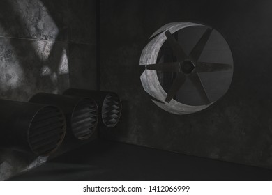 Industrial, Ventilation System, Dark Place