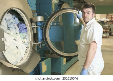 Industrial washing machines