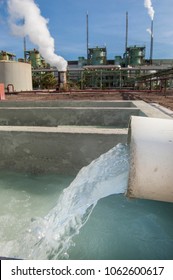industrial water in geothermal power station
