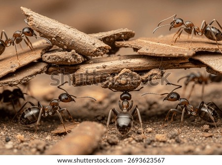 Industrious Ants Collaborating to Build a Complex Nest Structure: Teamwork and Organization in the Insect World