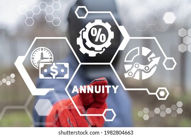 Industry Concept Of Annuity. Annual Industrial Profit Analysis.