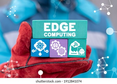 Industry Concept Of Edge Computing.