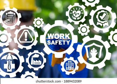 Industry Concept Of Work Safety Compliance.