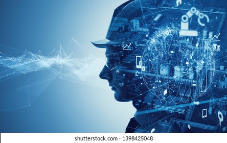 Industry and technology concept. INDUSTRY 4.0 - Shutterstock ID 1398425048